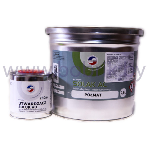 Лак акриловый / Lakier akrylowy SOLAK AC * POLMAT poj.2,5L