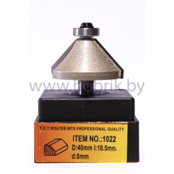 Концевая фреза Глобус 1022 D40 h18,5 d8
