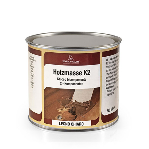 HOLZMASSE BASE K2 Dab51 шпатлевка 2-х компонентная дуб 0,75 л. HOLZMASSE BASE K2 Dab51 шпатлевка 2-х компонентная дуб 0,75 л.
