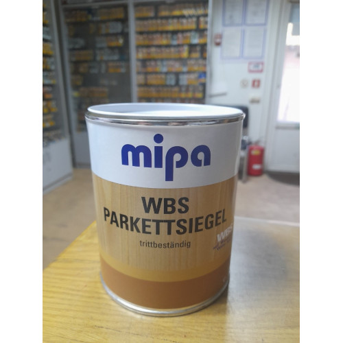 648270003: Лак паркетный Mipa WBS Parkettsiegel уретано-акриловый водный, 2,5 л