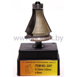 Концевая фреза Глобус 2207 D35 l38 d12 Концевая фреза Глобус 2207 D35 l38 d12