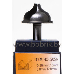 Концевая фреза Глобус 2056 D24 l14 d8 R6 Концевая фреза Глобус 2056 D24 l14 d8 R6