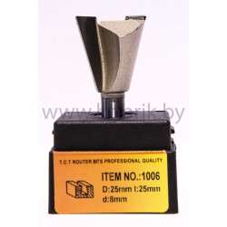 Концевая фреза Глобус 1006 D12 h 12 d8