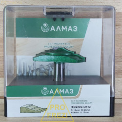 2412. Фреза пазовая фасонная Алмаз  D60, H9... d 12