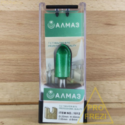 1012.Фреза пазовая галтельная Алмаз D10, H25, l35..d8 1012.Фреза пазовая галтельная Алмаз D10, H25, l35..d8