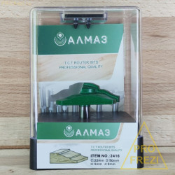 2416. Фреза пазовая фасонная Алмаз R22, D50, H9... d 8