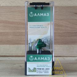 2051. Концевая фреза АЛМАЗ 2051 R4 D22 l12 d8 2051. Концевая фреза АЛМАЗ 2051 R4 D22 l12 d8