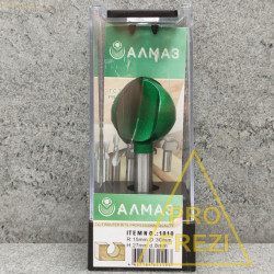1010.Фреза пазовая галтельная Алмаз R8 D16 H15 d8 1010.Фреза пазовая галтельная Алмаз R8 D16 H15 d8