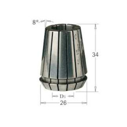 ER25 D=06 цанга высокоточная CMT ER25 D=06 цанга высокоточная CMT