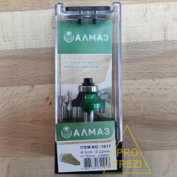 1017.Фреза кромочная калёвочная Алмаз R5, D22, H10..d8
