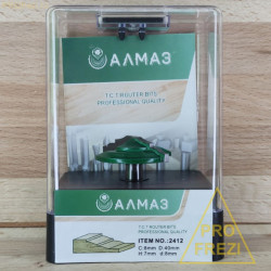2412. Фреза пазовая фасонная Алмаз D50, H8... d 8 2412. Фреза пазовая фасонная Алмаз D50, H8... d 8