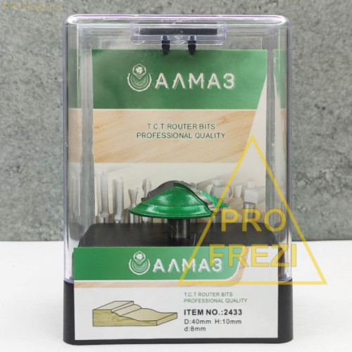 Концевая фреза Алмаз 2433 D40 H10 d8