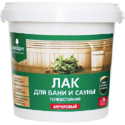 Лак для бани и сауны PROSEPT 10 л