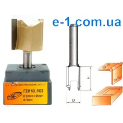Концевая фреза Глобус 1004  D15 l13 d8 60*