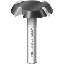 Концевая фреза Глобус PRO 1008 Z4 slab 10х80 TL90 S 12 *, РФ Концевая фреза Глобус PRO 1008 Z4 slab 10х80 TL90 S 12 *, РФ